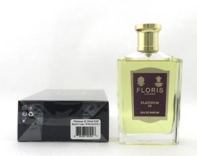 Floris Platinum 22 Eau de Parfum Spray 3.38 oz./ 100 ml. Unisex