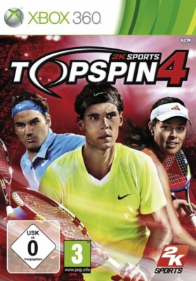 Microsoft Xbox 360 - Top Spin 4 mit OVP sehr guter Zustand