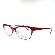 Salsa SA6005 Red Wine Horn Rim Cat Eye Eyeglasses Frames 50[]15 140 mm A7