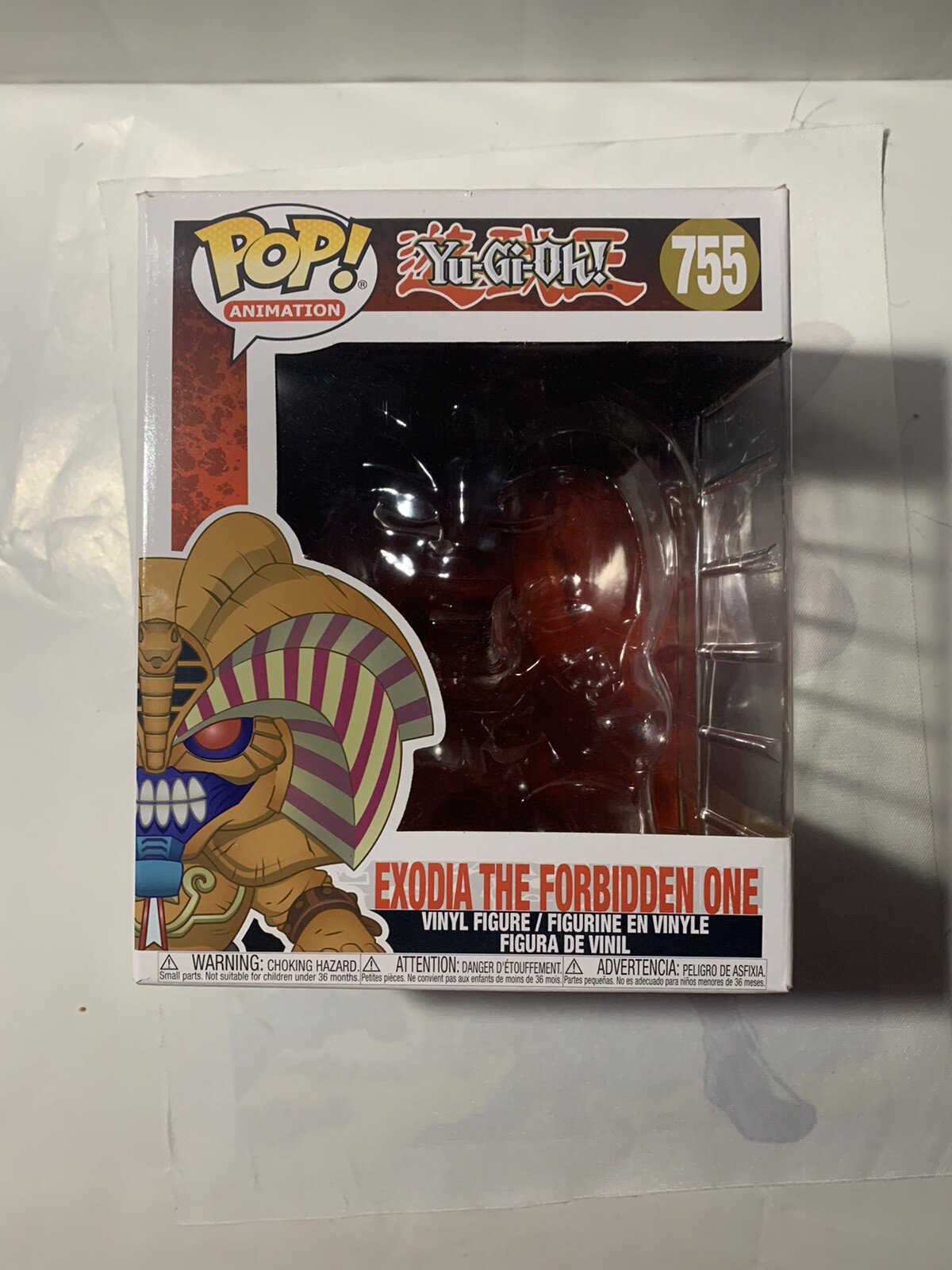 Sale Funko Pop 6 Inch Vinyl Yu-Gi-Oh Exodia The Forbidden One #755 Box Only See Pics