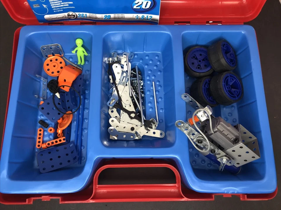 Meccano Erector Set 6520 Motion System Case Instruction Book Incomplete ForParts - Image 3 of 4