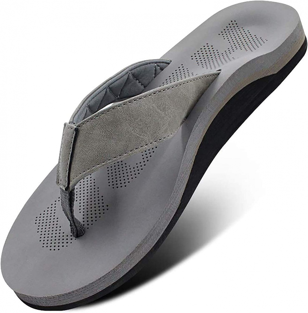 Men Sandals Flip Flop with Orthotic Arch Support Athletic Slide for... |  eBay