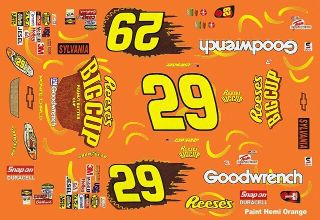 29 Kevin Harvick Reese's Big Cup 2005 1/24th Scale Nascar