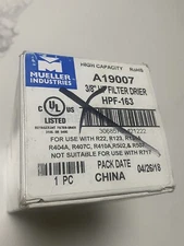 Mueller 3/8" HP Filter Drier Flare Connection HPF-163