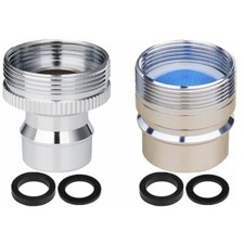 2x Dishwasher Faucet Adapter Portable Washer Snap 15/16-27 55/64-27 female C358