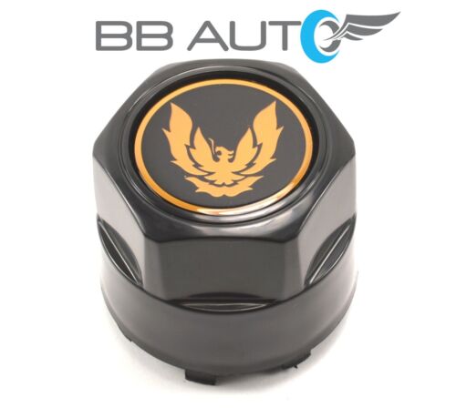 82-92 FIREBIRD TRANS AM FORMULA ALUMINUM WHEEL CENTER HUB CAPS SET NEW GOLD BIRD - Picture 2 of 4