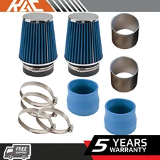 Cold Air Intake System Kit For 2008-2012 Mercedes Benz C300 C350 3.0L 3.5L Blue 
