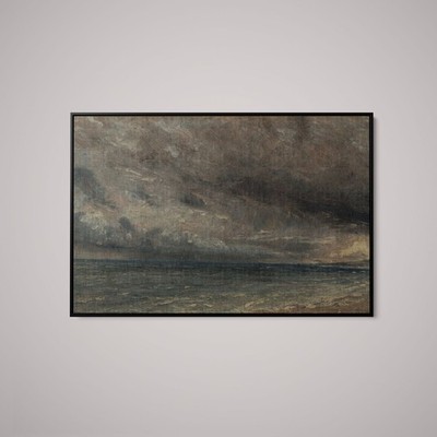 John Constable - Stormy Sea, Brighton - Art Print on Paper or Canvas