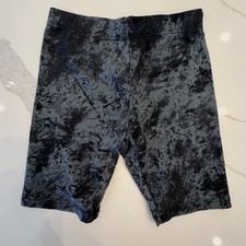Nova Kids Grey Black Acid Wash Marble Biker Shorts Size 3 TP1755KD