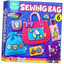Sewing Bag Kit for Beginner Kids - 6 Animal Themed Projects Age 6  Sew 6