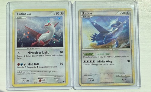 Latios And Latias Holo: Latias Swirl Holo