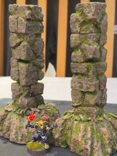 2XL Columns Pillars Tabletop Scenery Trench Crusade scatter terrain wargames 40K