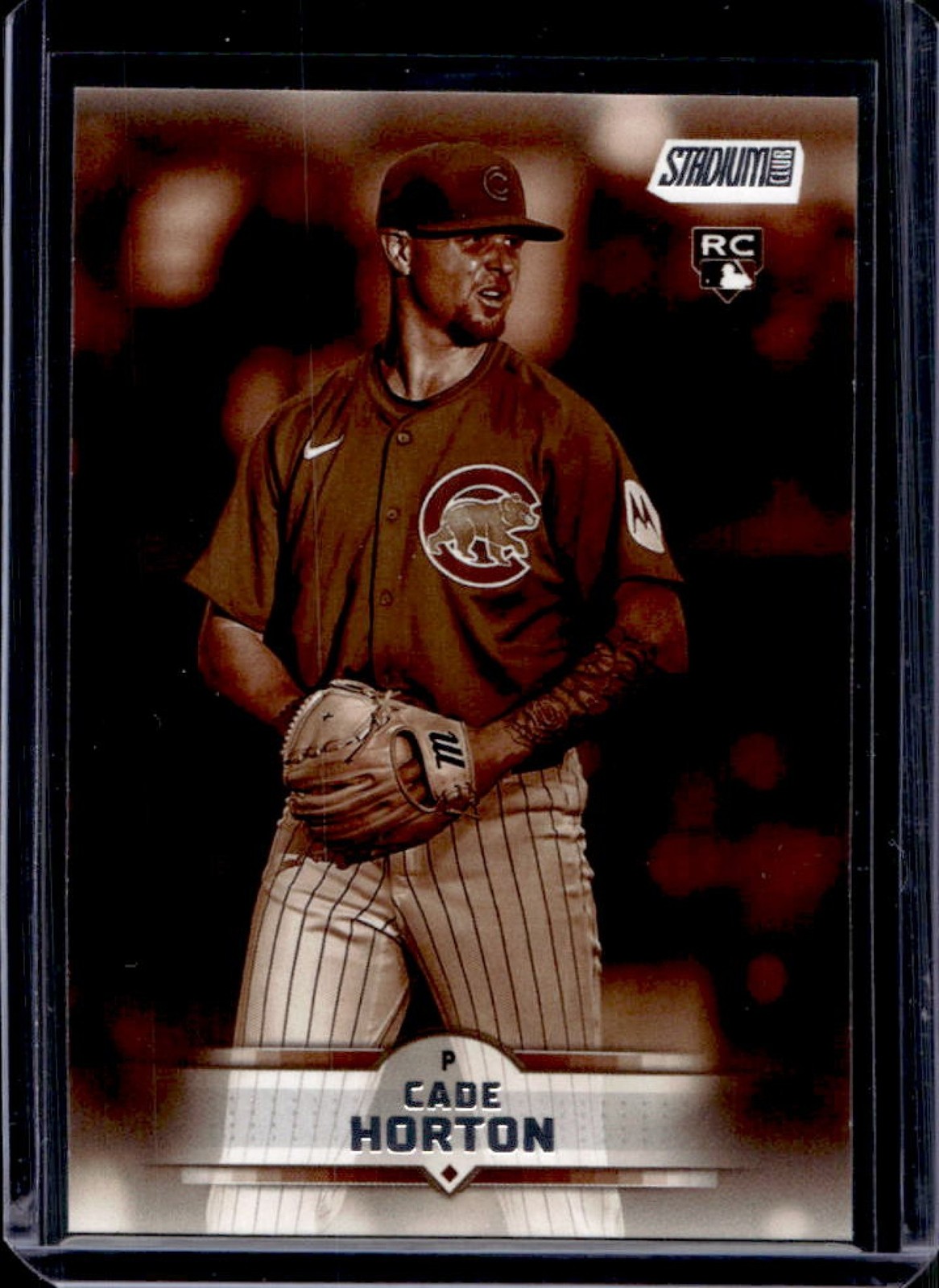 2025 Topps Stadium Club Cade Horton RC Sepia Rookie #24 Cubs
