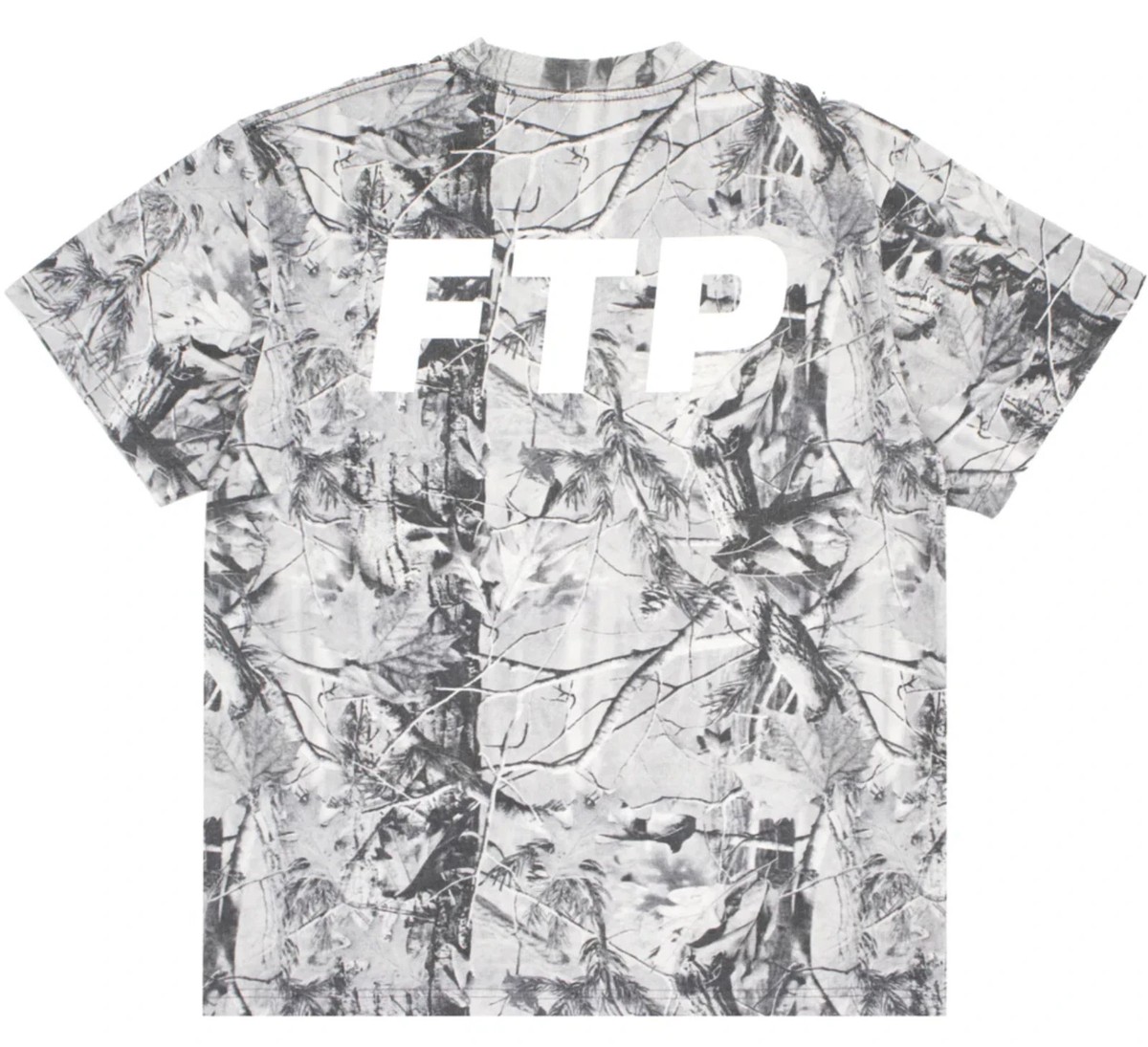 FTP Gray Tree Camo Logo Tee - Size XL - Brand New | eBay