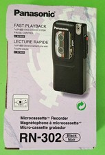 Panasonic RN-302 Diktiergerät Microkassette Recorder Voice Recorder OVP getestet