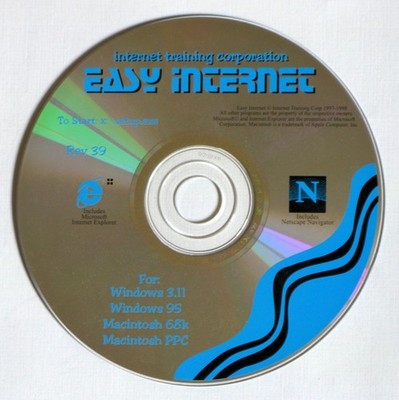 EASY INTERNET,  Internet Explorer 4.0, Netscape 3.0, Software, Win 3.1 & 95, Mac