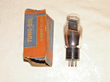 1 x 10 Tung-Sol Tube Black Plate Tested Strong on TV7D/U Hot Stamped Base 4