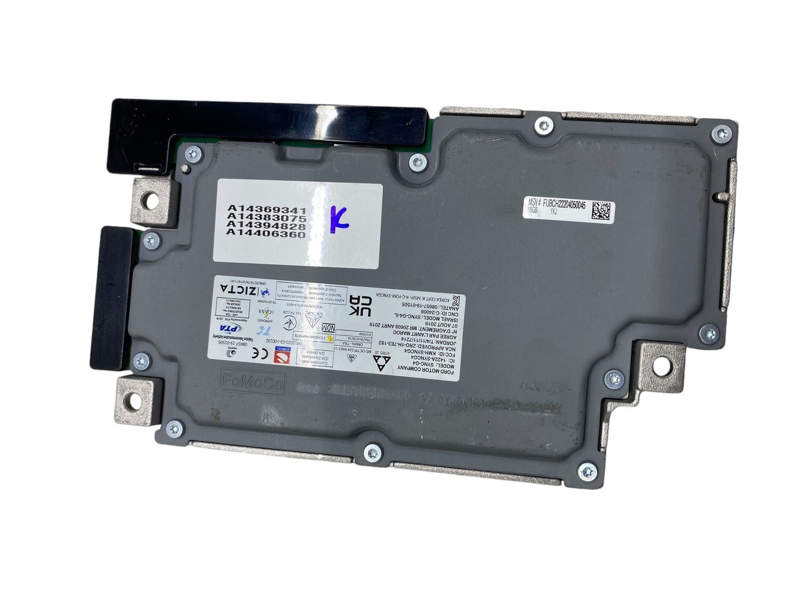 2022 FORD F150 SYNC 4 APIM COMMUNICATION CONTROL MODULE MU5T-14G670-YKJ OEM