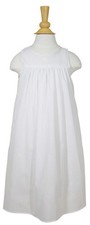 NWT Little Things Mean A Lot White Baptism Christening Slip Dress Baby Girl 3M