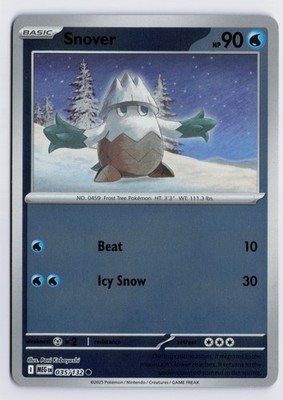 Snover - MEG #035/132 ME01: Mega Evolution Reverse Holofoil NM