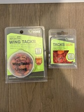 Orange Reflective Wing Tacks, Trail Tacks, Glow Tacks, Hiking by HME 75 Total