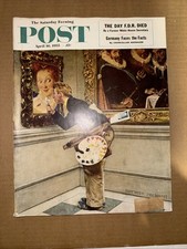 SATURDAY EVENING POST April 16, 1955 NORMAN ROCKWELL ART MUSEUM