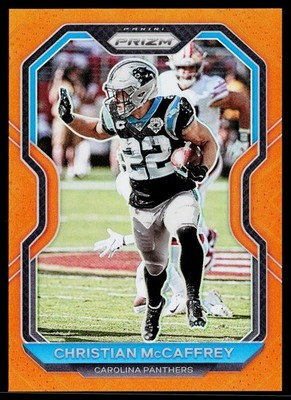 2020 Panini Prizm #237 Christian McCaffrey Prizm Orange #/249