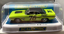 Scalextric C4164 Dodge Challenger Sam Posey 76 Trans Am  1/32 scale slot car