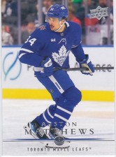 2023/24 UD..AUSTON MATTHEWS..RETRO TRIBUTE..# T-13..MAPLE LEAFS..COMBINED SHIP