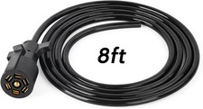 7 Way Trailer Plug, 7 pin Trailer Wiring Harness, 8 Feet 7-Wire Trailer Adapter