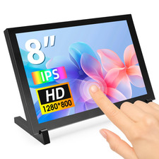 Elecrow 8 Inch Touchscreen Monitor 1280X800 Ips Lcd Hd Display Stand Portable