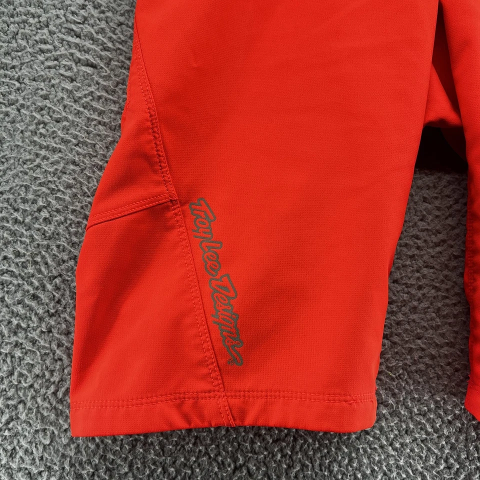 Troy Lee Designs Shorts Mens Small Red Mountain Bike MTB Cycling Trail Enduro - Image 3 of 4