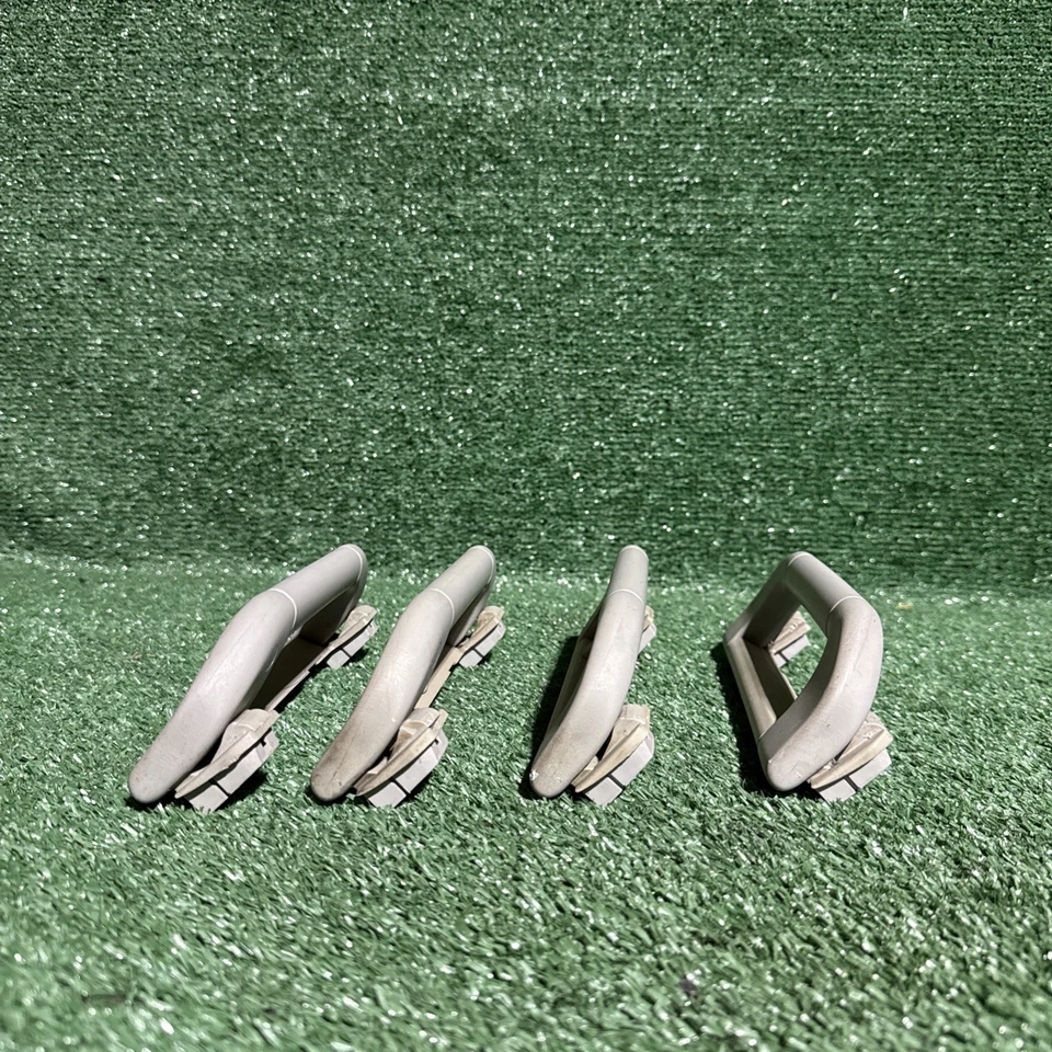 Juego de manijas de agarre de techo interior gris 1997-2003 OEM BMW E39 525i 528i 530i 540i Foto 2 de 4