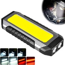 COB LED Cordless Magnetic Work Light USB Inspection Lamp Torch Rechargeable UK