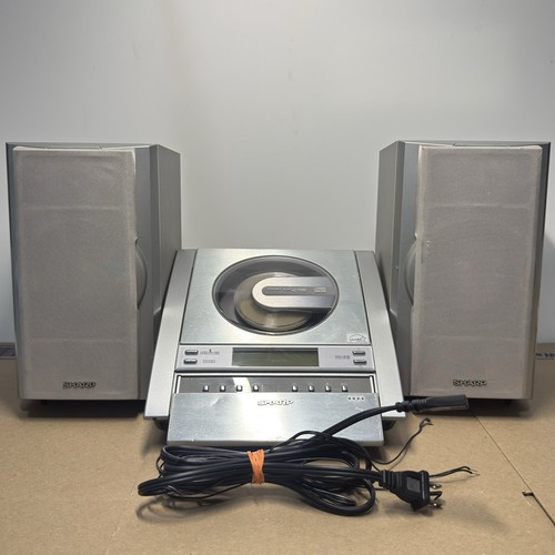 SHARP COMPACT AUDIO SYSTEM XL-1700 & SPEAKERS
