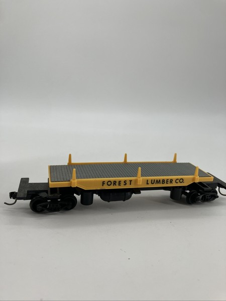 Coche de troncos de volteo lateral manual Forest Lumber Co. escala HO 41' realista