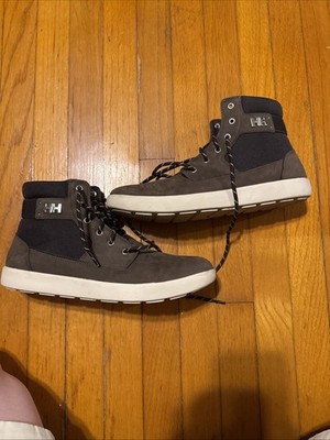 HELLY HANSEN STOCKHOLM MENS ALL WEATHER WATERPROOF BOOTS SZ 10 BROWN NEW