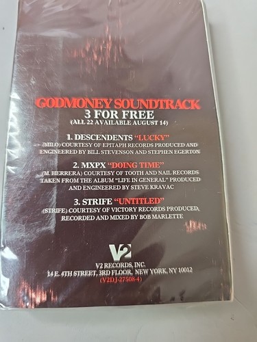 Rare Vintage New Sealed Punk Emo Hardcore Cassette Tape Godmoney - Picture 4 of 8