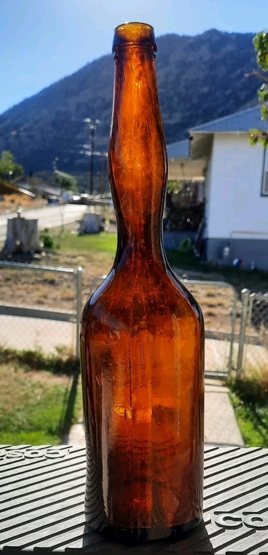 Antique Ladies Leg Bottle!