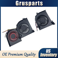CPU  GPU Cooling Fan For MSI GS65 GS65VR MS-16Q2 16Q2-CPU-CW 16Q2-GPU-CW