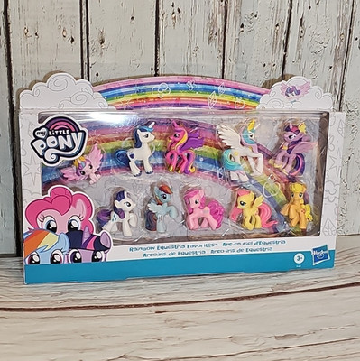 My Little Pony Toy Rainbow Equestria Favorites 10 Figure Collection 2'' tall New
