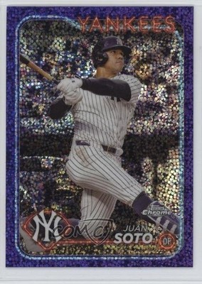 2024 Topps Chrome Purple Speckle Refractor 270/299 Juan Soto #150 1pr8