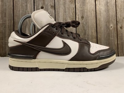 Nike Dunk Low Retro Classic Twist Brown White Shoe DZ2794-003 Women Size 7