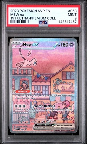 2023 POKEMON 151 ULTRA-PREMIUM COLLECTION PROMO #053 MEW EX PSA 9