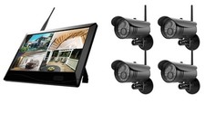Megasat HS 150 Kameraset 4 Kameras IP Set Videoüberwachung Funk Überwachungssyst