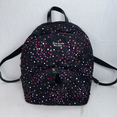 kate spade mini backpack polka dot Disney X Kate Spade New York Minnie Dome Leather, Black multi Fashion The Little Better Sam Sunshine