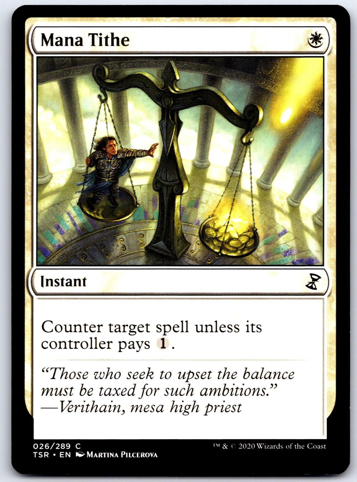 Mana Tithe 26 C Time Spiral: Remastered Magic: The Gathering NM/M