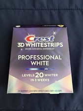 Crest 3D Pro White White-strips 40 Strips 20 Treatments 20 Levels