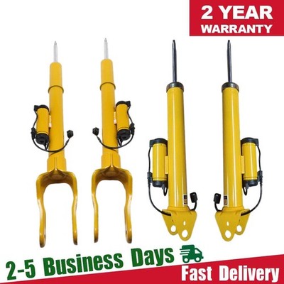 4PCS Front Rear Shock Absorbers w/Electric Fit Jeep Grand Cherokee SRT 2012-2015