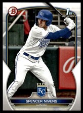 Spencer Nivens 2023 Bowman Draft #BD93 Kansas City Royals 28010 Baseball Card
